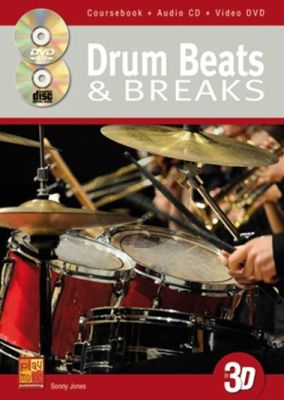 Jones Drum Beats & Breaks (Book-CD-DVD)