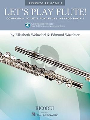 Weinzierl-Wachter Let's Play Flute! – Repertoire Book 2 Book with Online Audio