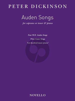 Dickinson Auden Songs Soprano[Tenor]-Piano