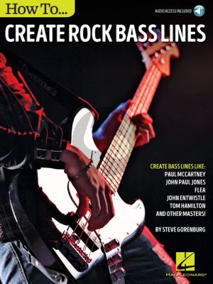 Gorenburg How to Create Rock Bass Lines (Book with Audio online)