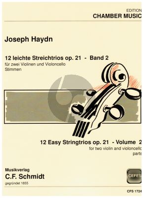 Haydn 12 leichte Trios Op.21 Vol.2 2 Vi.-Vc. (Stimmen)