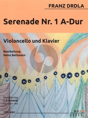 Drdla Serenade No.1 A-dur Violoncello-Klavier