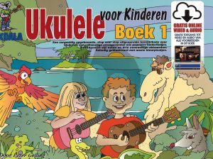 Gelling Ukulele Voor Kinderen Boek 1 Boek met Audio Online