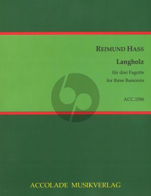 Hass Langholz 3 Fagotte (Part./Stimmen)