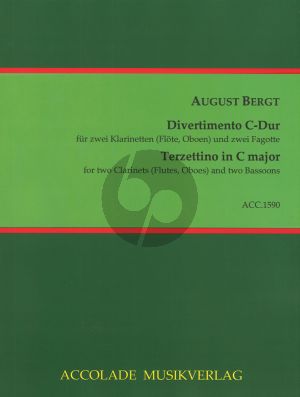 Bergt Divertimento C-Dur 2 Klarinetten(Fl./Ob.) und 2 Fagotten