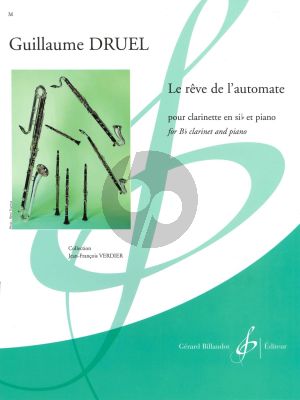 Druel Le rêve de l'automate Clarinet[Bb]-Piano