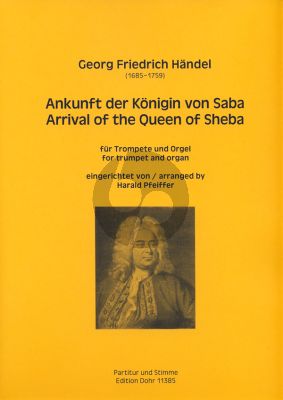 Handel Ankunft der Königin von Saba (Solomon HWV 67) Trompete-Orgel