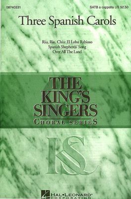King's Singers 3 Spanish Carols SATB