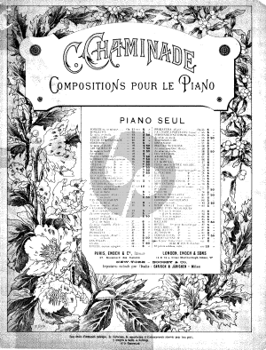 Chaminade Autrefois (from 6 Pieces Humoristiques Op.87 No.4) Piano