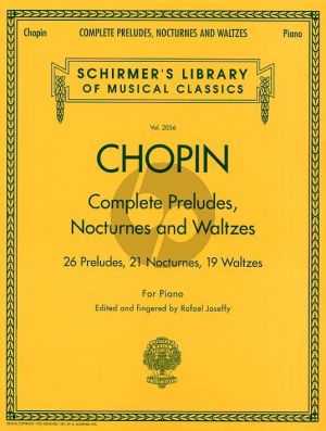 Chopin Complete Preludes, Nocturnes and Waltzes (Joseffy) (Updated Edition)