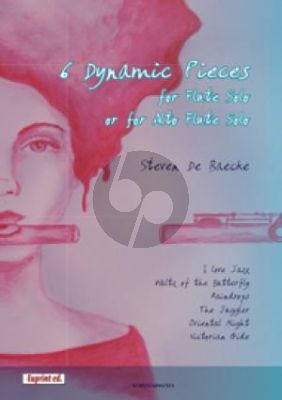 Baecke 6 Dynamic Pieces Flute Solo (or Alto Flute)