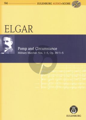 Elgar Pomp and Circumstance (Military Marches No.1-5 Op.39 No.1-5) Study Score