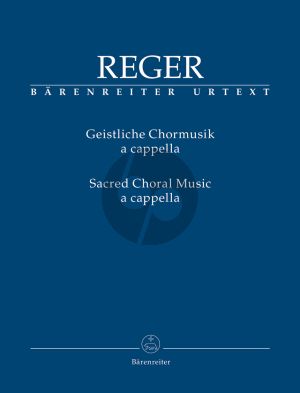 Reger Geistliche Chormusikc a cappella SATB