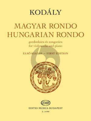 Kodaly Hungarian Rondo Violoncello-Piano (edited by Miklos Perényi)
