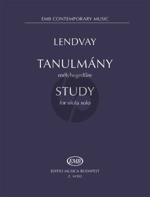 Lendvay Study for Viola solo