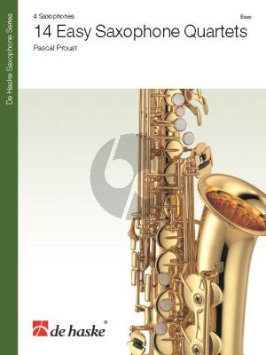 Proust 14 Easy Saxophone Quartets (Score/Parts)
