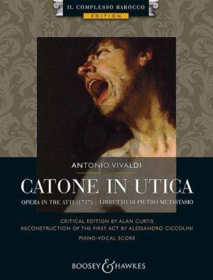 Vivaldi Catone in Utica (Opera in 3 Acts) soloists, choir and orchestra Vocal Score