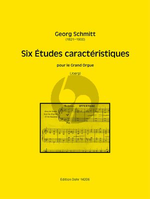 Schmitt Six Études caractéristiques für Orgel