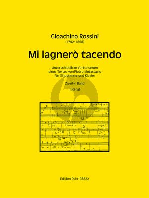 Rossini Mi lagnerò tacendo zweiter Band