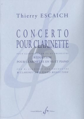 Escaich Concerto Clarinet[Bb]-Orchestra (piano red.)