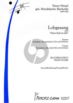 Hensel Lobgesang (Kantate) Sopr.-Alt St.- SATB-Orch. Klavierauszug