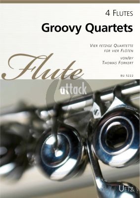 Forkert Groovy Quartets 4 Flutes (Score/Parts)