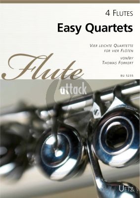 Forkert Easy Quartets 4 Flutes (Score/Parts)