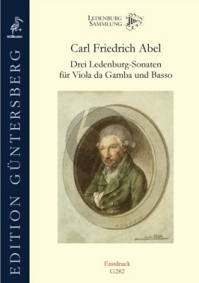 Abel 3 Ledenburg Sonaten Viola da Gamba-Bc