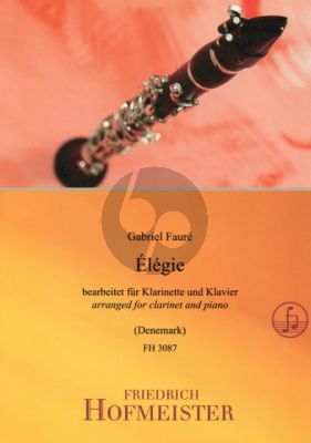 Faure Elegie Op.24 Clarinet[Bb]-Piano (arr. Mark Denemark)