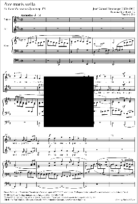 Rheinberger Ave Maris Stella Op. 171 No. 4 SA und Orgel (aus: Sechs Marianische Hymnen)