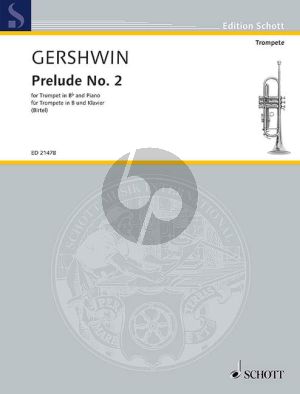 Gershwin Prelude No.2 Trumpet[Bb]-Piano (transcr. by Wolfgang Birtel)