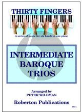 30 Fingers Intermediate Baroque (Piano - 3 players)