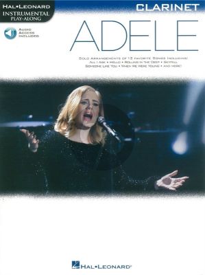 Adele Instrumental Play-Along Clarinet