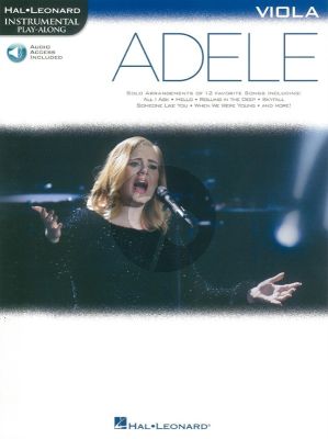 Adele Instrumental Play-Along Viola