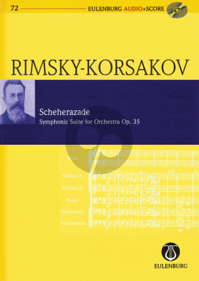 Rimsky-Korsakov Scheherazade (Symphonic Suite) Op.35 (Orch.) (Study Score with Audio)