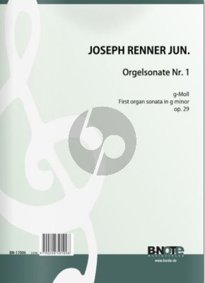 Renner Sonate g-Moll op.29 Orgel