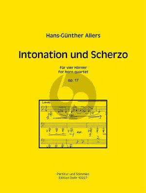 Allers Intonation & Scherzo Op.17 4 Hörner (Partitur/Stimmen)