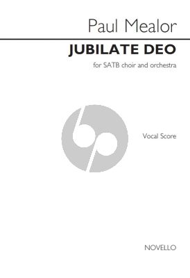 Mealor Jubilate Deo SATB-Orch. Vocal Score