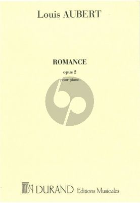 Aubert Romance Op.2 A-flat major Piano solo