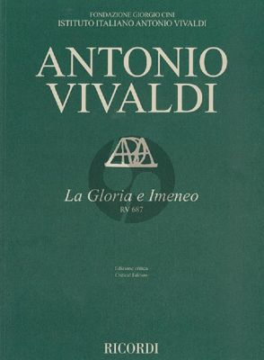 Vivaldi La Gloria e Imeneo RV 687 Orchestra Score