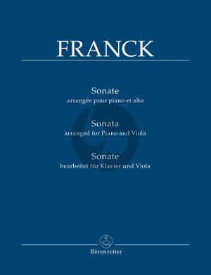 Franck Sonata Viola-Piano (edited by Douglas Woodfull-Harris)