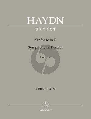 Haydn Symphony F-major Hob. I:89 Orch. Full Score (Andreas Friesenhagen)
