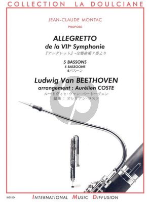 Beethoven Allegretto de la VIIe Symphonie 5 Bassons (Coste)