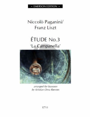 Paganini Etude No.3 "La Campanella" (Franz Liszt) for Bassooon