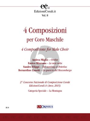 4 Compositions for Male Choir (TTBarB)