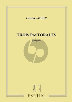 Auric 3 Pastorales pour Piano