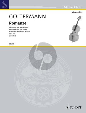Goltermann Romanze e-minor Op.17 Violoncello-Piano