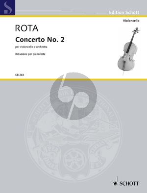 Rota Concerto no.2 Violoncello-Orch. (piano red.) (Rota-Moretti)