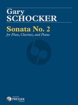 Schocker Sonata No.2 Flute-Clarinet and Piano (Score/Parts)