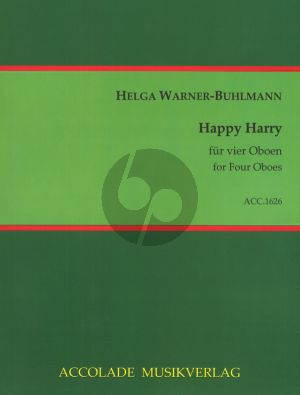 Warner-Buhlmann Happy Harry 4 Oboes (Score/Parts)
